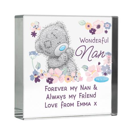 Personalised Me to You Wonderful Nan Large Crystal Block   £18.99