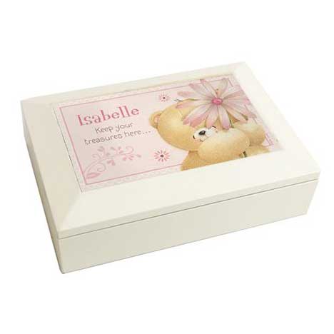 Personalised Forever Friends Big Flower Jewellery Box  £24.99