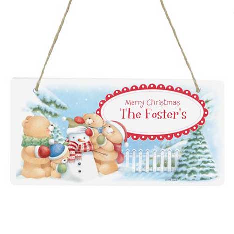 Personalised Forever Friends Christmas Plaque  £13.99
