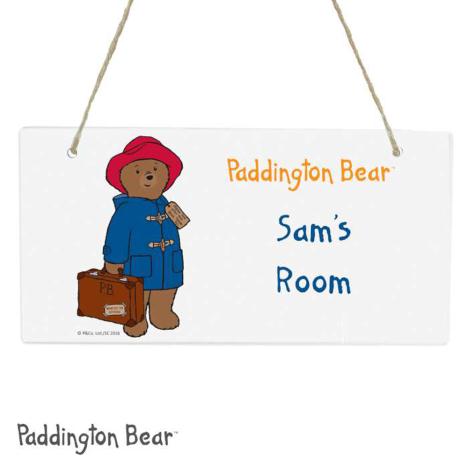 Personalised Paddington Bear Wooden Sign  £14.99