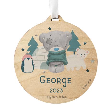 Personalised Winter Explorer Me to You Wooden Decoration   £10.99