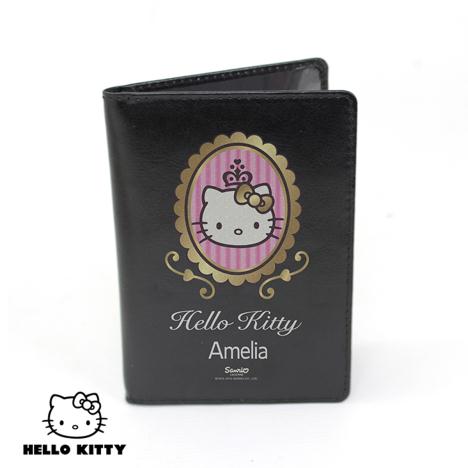 Personalised Hello Kitty Leather Passport Holder  £14.99