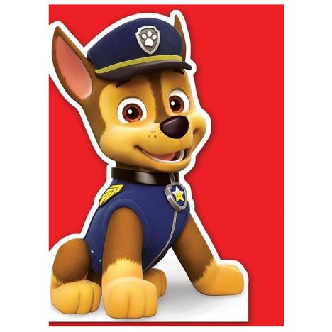 Paw Patrol Chase Shaped Birthday Card  £1.75