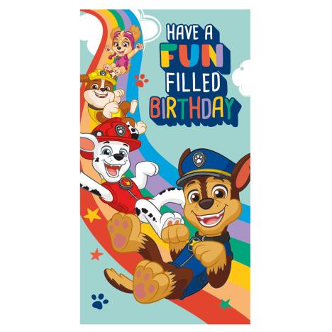 Fun Filled Birthday Paw Patrol Birthday Card  £2.10