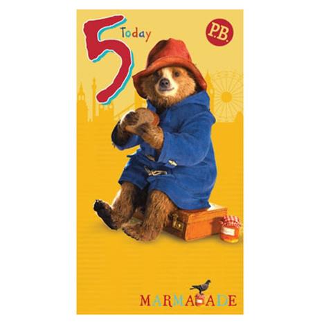 5 Today Paddington Bear Birthday Card  £2.45