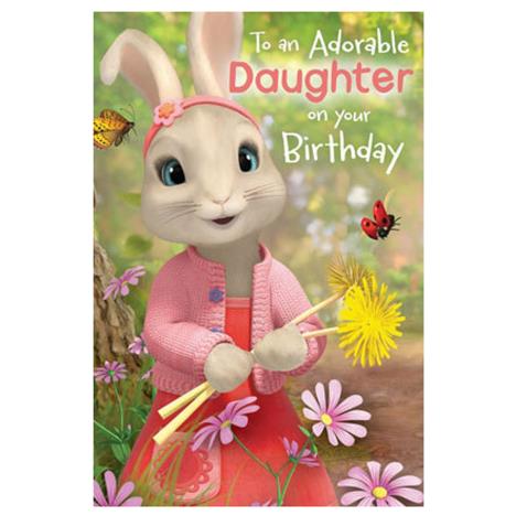 Peter Rabbit Adorable Daughter Pop Up Birthday Card  £2.69