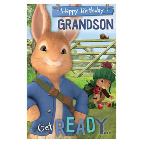 Peter Rabbit Grandson Birthday Card  £2.69