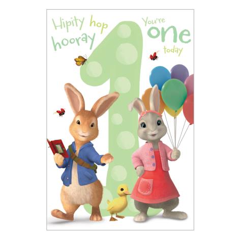 1 Today Peter Rabbit 1st Birthday Card  £2.69