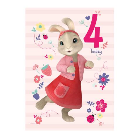 4 Today Peter Rabbit 4th Birthday Card  £1.89