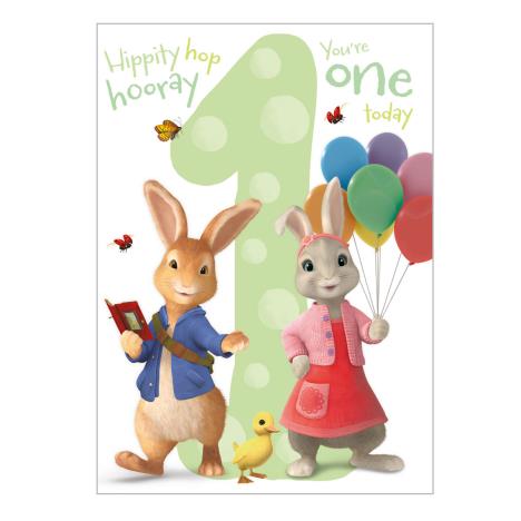 1 Today Peter Rabbit 1st Birthday Card  £1.99