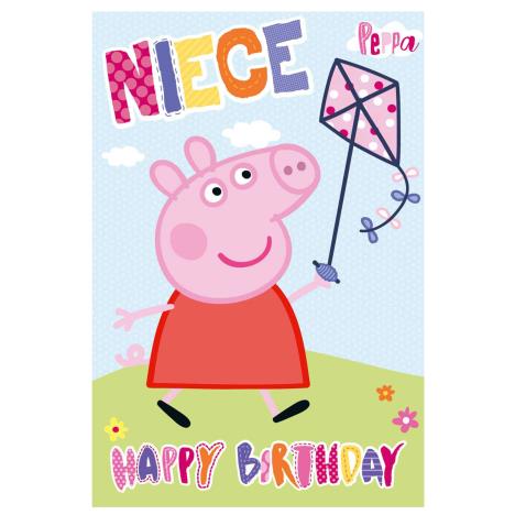 Niece Happy Birthday Peppa Pig Birthday Card  £2.45