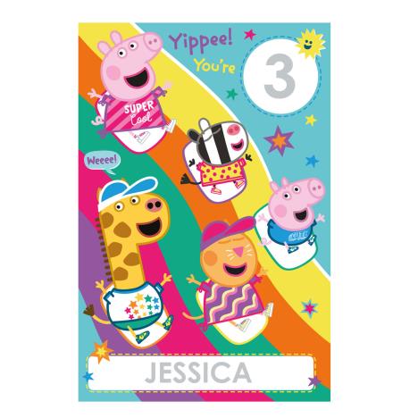 Peppa Pig Personalise Your Own Birthday Card  £2.69