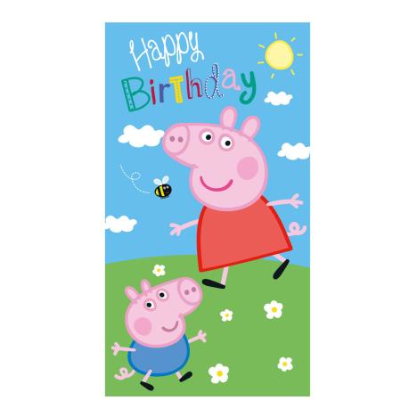 Happy Birthday Peppa Pig Birthday Card  £1.59