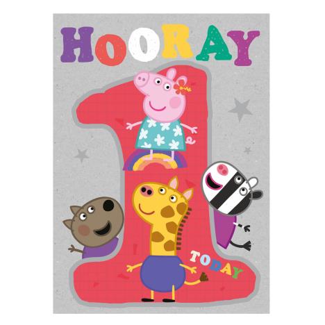 1 Today Peppa Pig 1st Birthday Card  £1.89