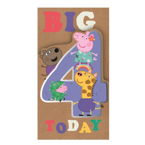 4 Today Peppa Pig 4th Birthday Card  £2.10