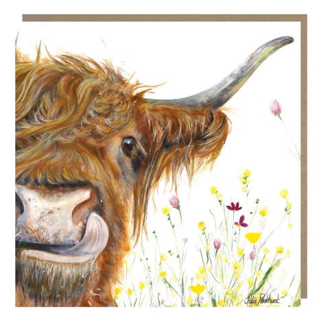 Pankhurst Gallery Highland Cow Greetings Card   £2.85