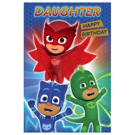 Daughter PJ Masks Birthday Card  £2.69