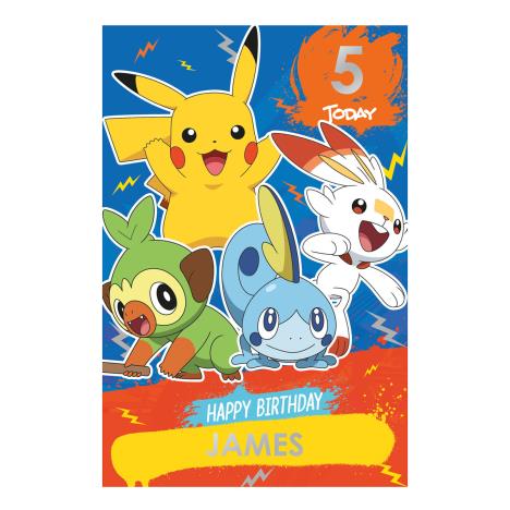 Pokemon Personalise Your Own Birthday Card (PK022) - Character Brands