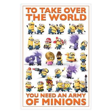 Take Over The World Minions Maxi Poster  £3.99