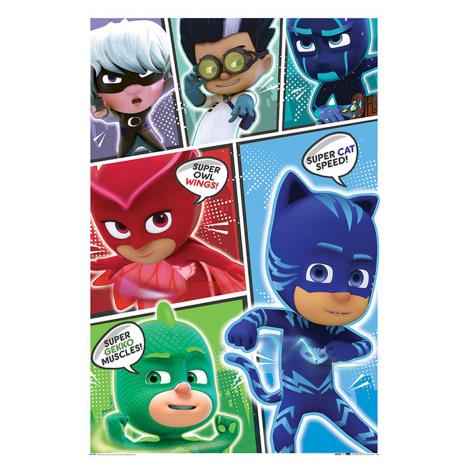 PJ Masks Comic Strip Maxi Poster  £4.49