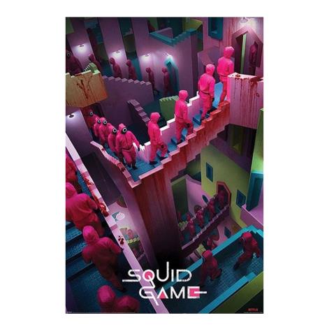 Squid Game Stairs Maxi Poster  £4.99