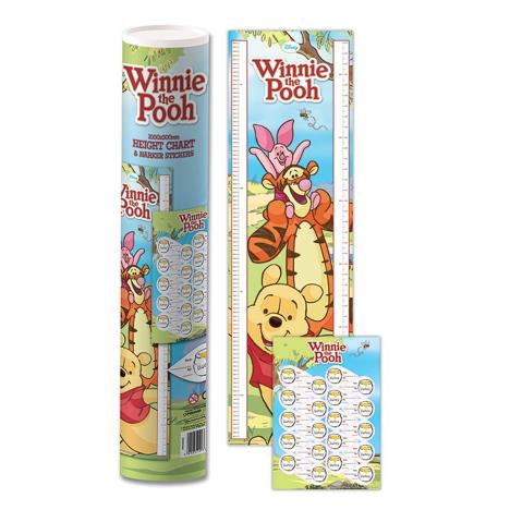 Winnie The Pooh 1.6m Height Chart & Marker Stickers  £3.99