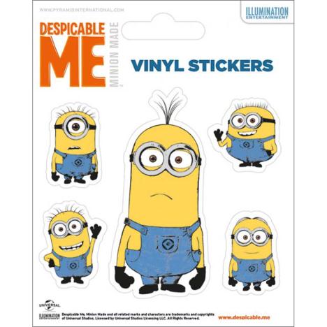 Illustrated Minions Vinyl Stickers  £0.99