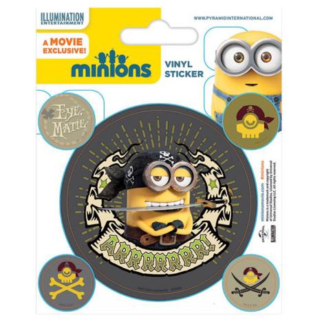 Minions Pirate Vinyl Stickers  £0.99