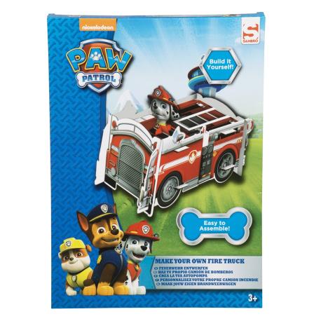 Paw Patrol Build Your Own Fire Truck Creative Set  £2.29