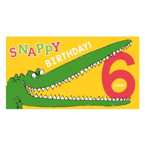 Roald Dahl The Enormous Crocodile 6th Birthday Card  £2.45