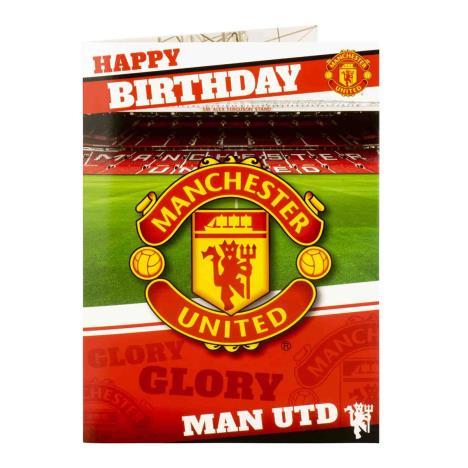 Manchester United Birthday Sound Card  £4.99