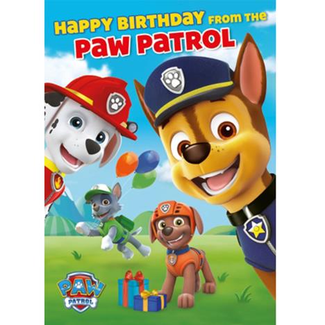 Paw Patrol Birthday Sound Card (SC202) - Character Brands