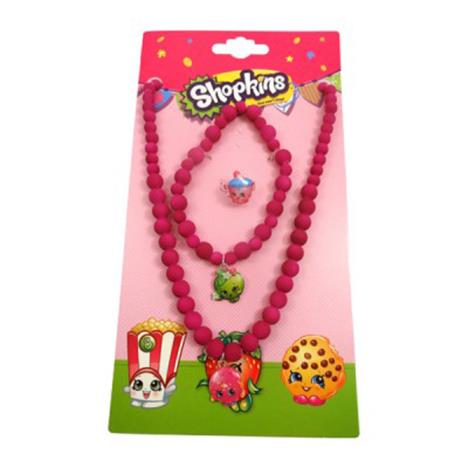 Shopkins Bracelet Necklace & Ring Jewellery Set  £5.99