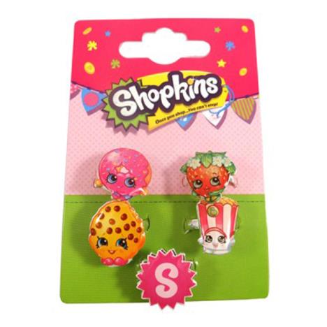 Shopkins Kids 5 Piece Ring Set  £4.99