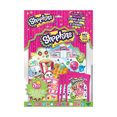 Shopkins Sparkle Sticker Starter Pack  £2.99
