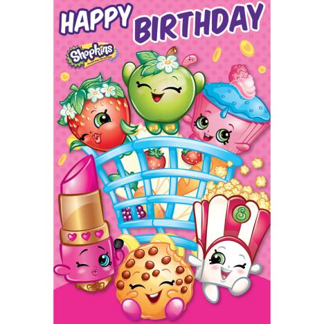 Happy Birthday Shopkins Door Hanger Birthday Card  £2.35