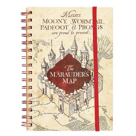 Harry Potter The Marauders Map Hard Cover A5 Notebook  £5.99