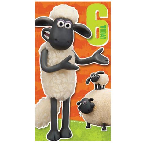 6 Today Shaun The Sheep Birthday Card  £2.10
