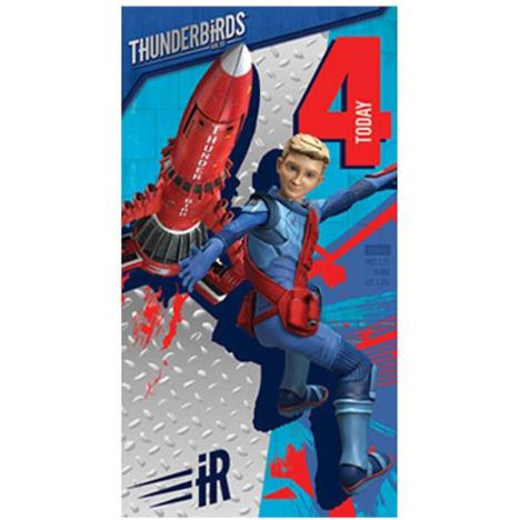 4th Birthday Thunderbirds Birthday Card  £2.10