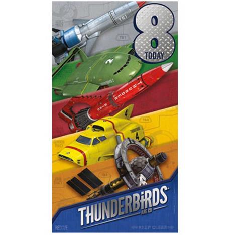 8th Birthday Thunderbirds Birthday Card  £2.10