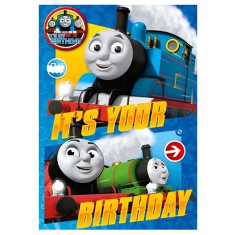 Its Your Birthday Badged Thomas & Friends Birthday Card  £2.45