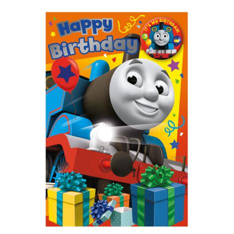 Happy Birthday Thomas & Friends Birthday Card With Badge (TH050 ...