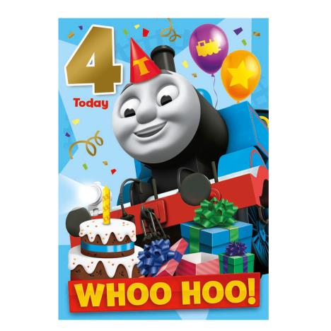 4 Today Thomas & Friends 4th Birthday Card (TH055) - Character Brands