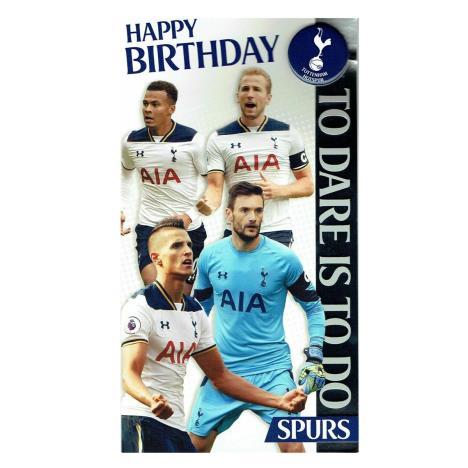 Tottenham Hotspur Birthday Card with Badge  £2.39