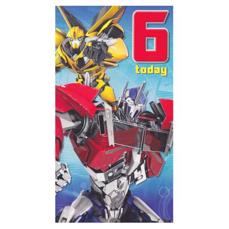 6th Birthday Transformers Birthday Card  £2.10