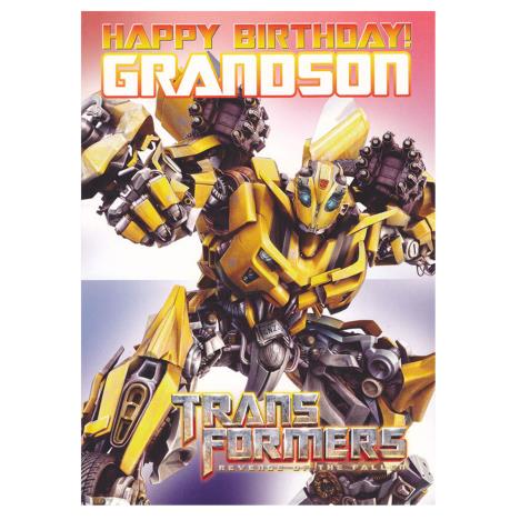 Grandson Birthday Transformers Birthday Card (TR008) - Character Brands
