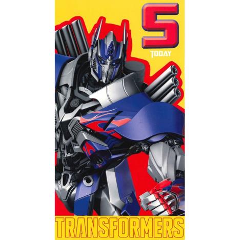 Transformers 5 Today Birthday Card  £2.45