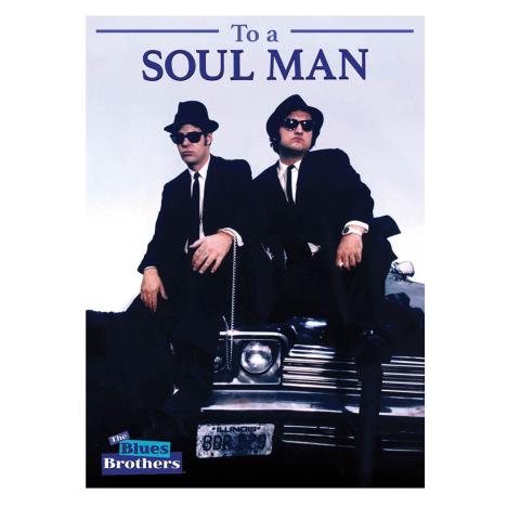 The Blues Brothers To A Soul Man Birthday Card  £1.59