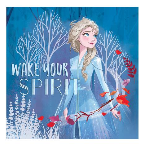 Disney Frozen 2 Wake Your Spirit Elsa Canvas Print (30cm x 30cm)  £14.99