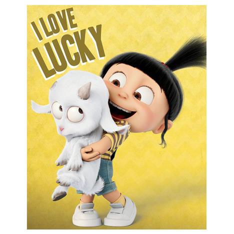 Despicable Me 3 I Love Lucky Canvas Print (40cm x 50cm)  £29.99